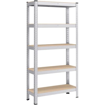 Étagère robuste SONGMICS 5 niveaux - Argent - 30 x 75 x 150 cm - Étagère - Publicité Étagère robuste SONGMICS 5 niveaux - Argent - 30 x 75 x 150 cm - Étagère - Publicité