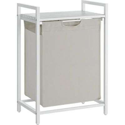 SONGMICS Wäschekorb - Weiß / 65L - Wäschekorb SONGMICS Wäschekorb - Weiß / 65L - Wäschekorb