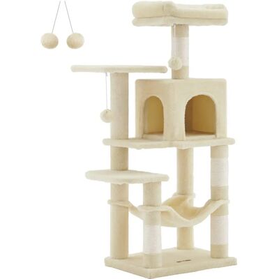Albero per gatti Feandrea - Beige / M - 45 x 35 x 112 cm Albero per gatti Feandrea - Beige / M - 45 x 35 x 112 cm