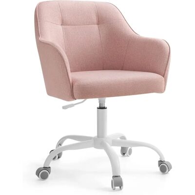 SONGMICS Bürostuhl - Höhenverstellbar, Ergonomisch, Rosa - Büromöbel SONGMICS Bürostuhl - Höhenverstellbar, Ergonomisch, Rosa - Büromöbel
