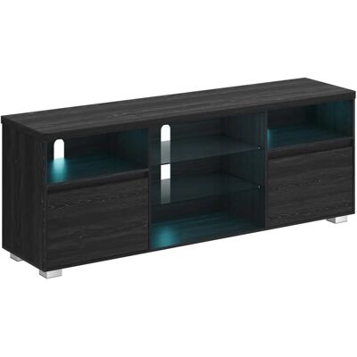 VASAGLE TV-Schrank mit LED-Beleuchtung - Moderner Fernsehtisch für 70 Zoll TV VASAGLE TV-Schrank mit LED-Beleuchtung - Moderner Fernsehtisch für 70 Zoll TV
