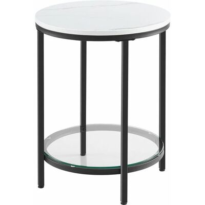 Vasagle Modell LET285B13 - Runder Beistelltisch mit 4 Beinen Vasagle Modell LET285B13 - Runder Beistelltisch mit 4 Beinen