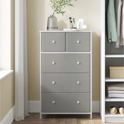 SONGMICS - LTS514L10 - 5-Lades - Stoffdrawers - Dresser SONGMICS - LTS514L10 - 5-Lades - Stoffdrawers - Dresser