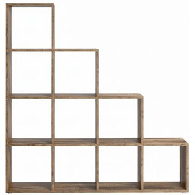 VASAGLE - LBC10 - 10 Cubos - Camel Marrón - Estantería VASAGLE - LBC10 - 10 Cubos - Camel Marrón - Estantería