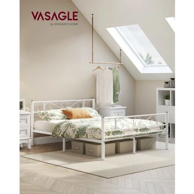 SONGMICS - VASAGLE Marco de Cama Doble - 200 x 160 cm - Publicité SONGMICS - VASAGLE Marco de Cama Doble - 200 x 160 cm - Publicité