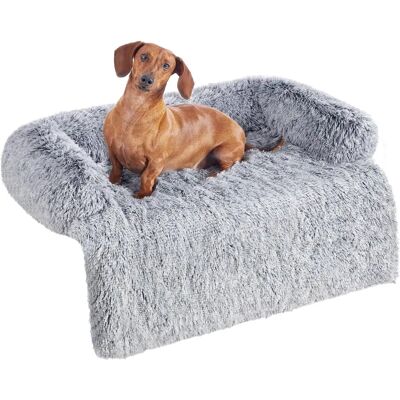 Feandrea Dog Sofa Bed - Grey Ombré - Removable Cover Feandrea Dog Sofa Bed - Grey Ombré - Removable Cover