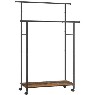Songmics UHSR152B01 Armario - Doble Barra, Negro Songmics UHSR152B01 Armario - Doble Barra, Negro