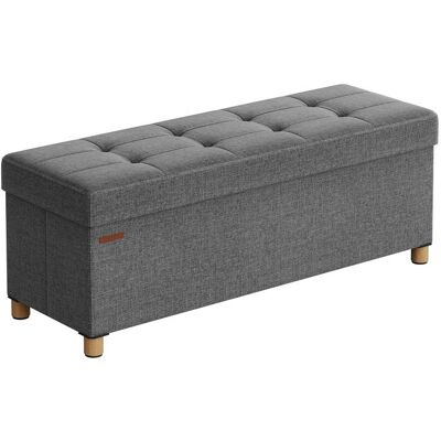 Songmics - LSF018G11 - Grau - 110x40x38 cm - Ottoman Songmics - LSF018G11 - Grau - 110x40x38 cm - Ottoman