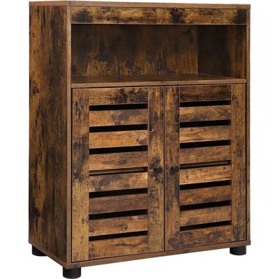 VASAGLE Storage Cabinet - Rustic Brown, 60x30x80 cm VASAGLE Storage Cabinet - Rustic Brown, 60x30x80 cm