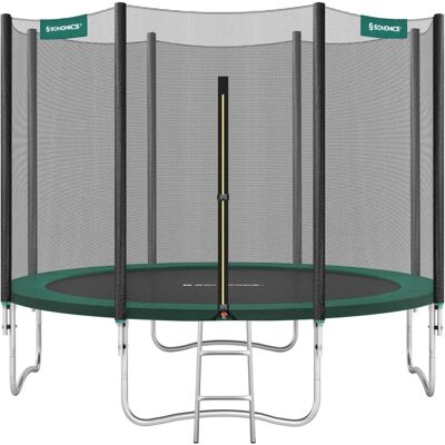 Trampoline SONGMICS de 10 piés avec filet de sécurité - Publicité Trampoline SONGMICS de 10 piés avec filet de sécurité - Publicité