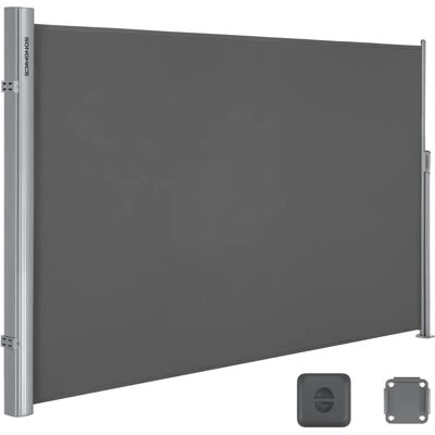 Songmics 200x400cm Tenda laterale estensibile - Tenda da terrazza Songmics 200x400cm Tenda laterale estensibile - Tenda da terrazza