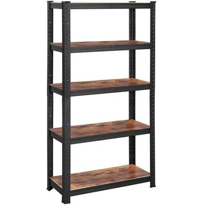 SONGMICS Heavy-Duty Shelving Unit - Black - Industrial Shelving SONGMICS Heavy-Duty Shelving Unit - Black - Industrial Shelving