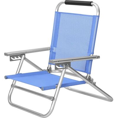 SONGMICS Tragbarer Strandstuhl mit Verstellbarer Rückenlehne - Outdoor SONGMICS Tragbarer Strandstuhl mit Verstellbarer Rückenlehne - Outdoor