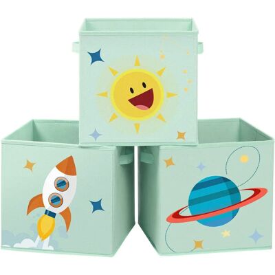 Pricenet Space-themed Storage Container for Kids' Room Pricenet Space-themed Storage Container for Kids' Room