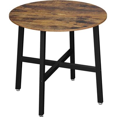 Vasagle KDT080B01 Round Rustic Dining Table - Dining Table Vasagle KDT080B01 Round Rustic Dining Table - Dining Table