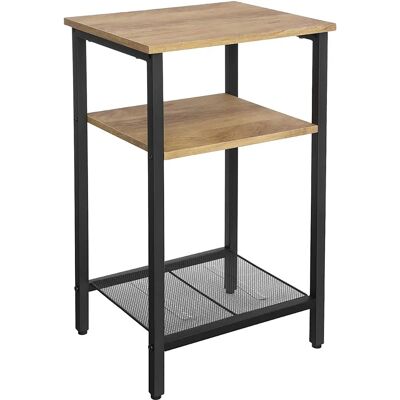 VASAGLE Endseitentisch - Robuster Stahlrahmen - 3 Regale VASAGLE Endseitentisch - Robuster Stahlrahmen - 3 Regale
