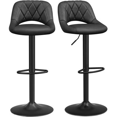 SONGMICS Tabouret de Bar - Chaises de Cuisine Réglables - Ensemble de 2 - Publicité SONGMICS Tabouret de Bar - Chaises de Cuisine Réglables - Ensemble de 2 - Publicité