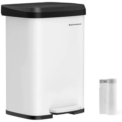 Songmics ULTB530W50 Stainless Steel Trash Can - Large 13-Gallon with Soft-Close Lid Songmics ULTB530W50 Stainless Steel Trash Can - Large 13-Gallon with Soft-Close Lid
