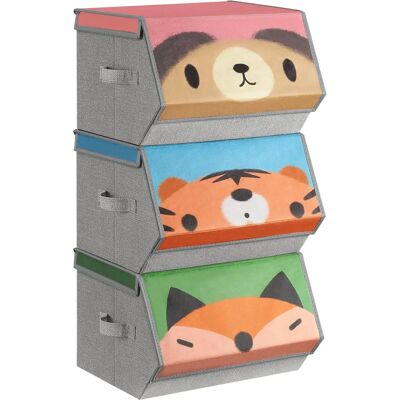 SONGMICS Baby-Spielzeug-Organizer-Sets - Tiermotive - 4 Farben SONGMICS Baby-Spielzeug-Organizer-Sets - Tiermotive - 4 Farben