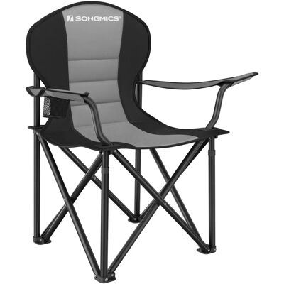 SONGMICS Foldable Camping Chair - Heavy Duty, Cup Holder, 250 kg SONGMICS Foldable Camping Chair - Heavy Duty, Cup Holder, 250 kg