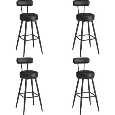 VASAGLE EKHO - Lot de 2 tabourets de bar - Style Moderne du Milieu du Siècle - Publicité VASAGLE EKHO - Lot de 2 tabourets de bar - Style Moderne du Milieu du Siècle - Publicité