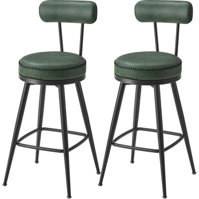 VASAGLE EKHO Collection - Tabourets de bar en PU - Ensemble de 2/4 VASAGLE EKHO Collection - Tabourets de bar en PU - Ensemble de 2/4