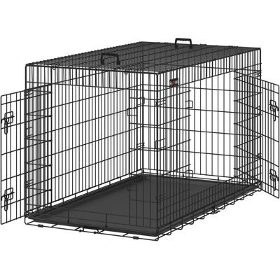 Gabbia Pieghevole in Metallo - Trasportino per Cani - 136x79x87cm Gabbia Pieghevole in Metallo - Trasportino per Cani - 136x79x87cm