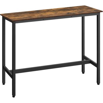 VASAGLE Hochtisch - Rustikales Braun, 40x120x90cm VASAGLE Hochtisch - Rustikales Braun, 40x120x90cm