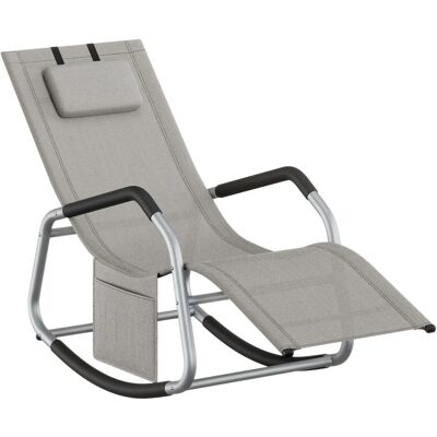 SONGMICS Steel Rocking Chair with Adjustable Cushion - Outdoor Durable SONGMICS Steel Rocking Chair with Adjustable Cushion - Outdoor Durable