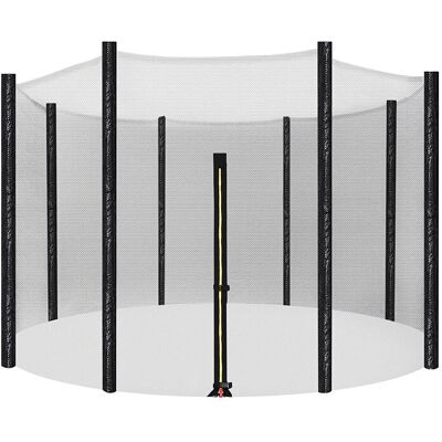 SONGMICS Rete di Sicurezza Nera 366cm per Trampolino - Rotonda SONGMICS Rete di Sicurezza Nera 366cm per Trampolino - Rotonda