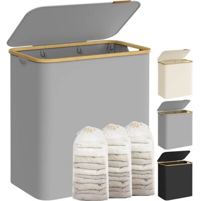 SONGMICS Cesto lavanderia grigio tortora - 150L SONGMICS Cesto lavanderia grigio tortora - 150L
