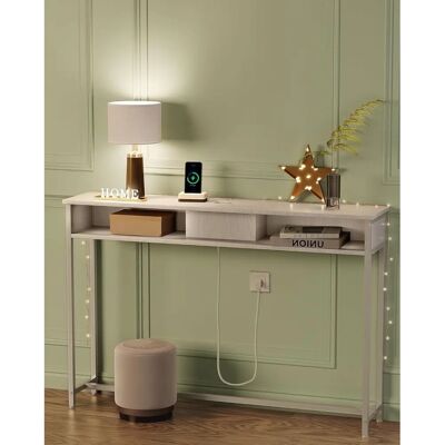 VASAGLE - Slim Console Table - 2 USB - Console Table VASAGLE - Slim Console Table - 2 USB - Console Table