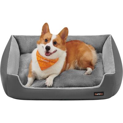 Feandrea Dog Bed - Washable, Grey, 85x65x21 cm Feandrea Dog Bed - Washable, Grey, 85x65x21 cm