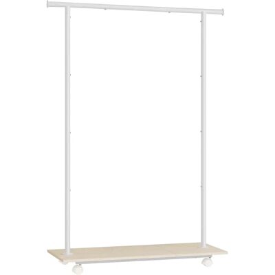 SONGMICS Portable Clothes Rack - Steel, beige-white, 98.5cm - Clothes rack SONGMICS Portable Clothes Rack - Steel, beige-white, 98.5cm - Clothes rack