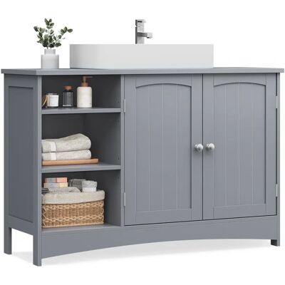 Pricenet Lit de salle de bain Dove Grey - Beaucoup d'espace de rangement Pricenet Lit de salle de bain Dove Grey - Beaucoup d'espace de rangement
