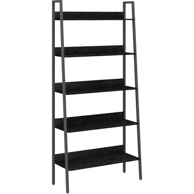 VASAGLE 4-Etagen Leiterregal - Industriell Schwarz - Bücherregal VASAGLE 4-Etagen Leiterregal - Industriell Schwarz - Bücherregal