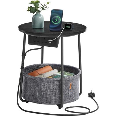 VASAGLE - Side Table - Power Outlets - End Table VASAGLE - Side Table - Power Outlets - End Table