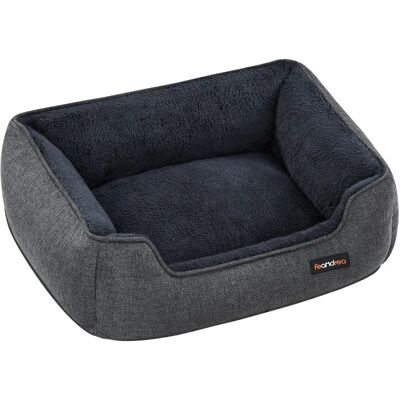 Feandrea Hundebett - Dunkelgrau - Abnehmbarer Bezug - 70x55x21 cm - Hundebett Feandrea Hundebett - Dunkelgrau - Abnehmbarer Bezug - 70x55x21 cm - Hundebett
