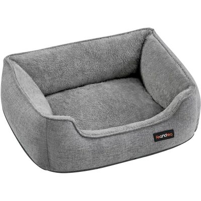 Feandrea Hundebett - Hellgrau - 60 x 50 x 21 cm - Hundebett Feandrea Hundebett - Hellgrau - 60 x 50 x 21 cm - Hundebett