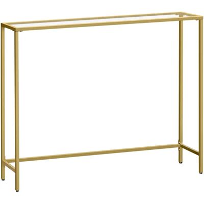 VASAGLE Pale Gold Transparent Konsolentisch - Konsole VASAGLE Pale Gold Transparent Konsolentisch - Konsole