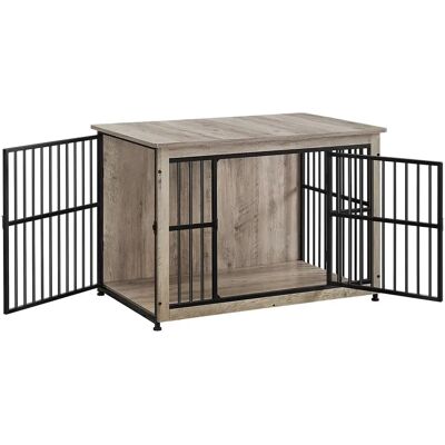 Feandrea Hundekäfig - Doppeltür - 32kg Max Feandrea Hundekäfig - Doppeltür - 32kg Max