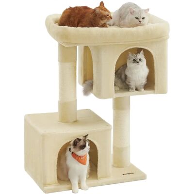 Albero per gatti con pali in sisal - Beige - Mobili per gattini Albero per gatti con pali in sisal - Beige - Mobili per gattini