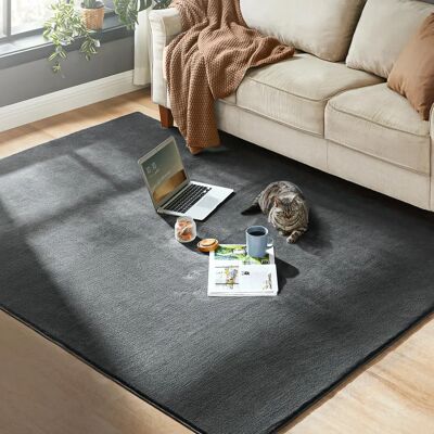 SONGMICS TAR013G02 Dunkelgrauer Teppich - Teppich SONGMICS TAR013G02 Dunkelgrauer Teppich - Teppich
