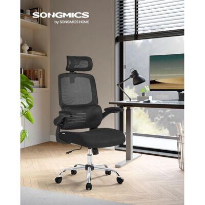 Sedia da Ufficio Ergonomica con Schienale Alto Mesh, Testa Regolabile - Sedia da Ufficio Sedia da Ufficio Ergonomica con Schienale Alto Mesh, Testa Regolabile - Sedia da Ufficio