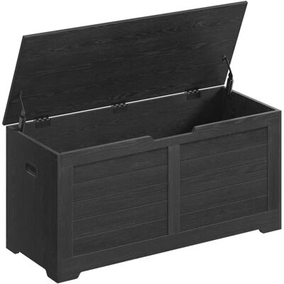 VASAGLE Storage Chest - Black - 40 x 80 x 46 cm - Storage Bench & Blanket Box VASAGLE Storage Chest - Black - 40 x 80 x 46 cm - Storage Bench & Blanket Box