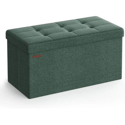 SONGMICS Sitzbank mit Stauraum - Vintagegrün - 38 x 76 x 38 cm SONGMICS Sitzbank mit Stauraum - Vintagegrün - 38 x 76 x 38 cm