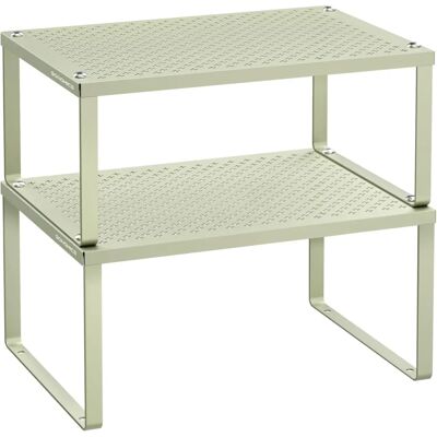 SONGMICS - KCS001B01 - Ink Black - Laurel Green - Spice Rack SONGMICS - KCS001B01 - Ink Black - Laurel Green - Spice Rack