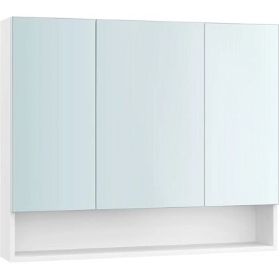 Vasagle BBK130W01 Armoire de Salle de Bain Blanche - Rangement de Salle de Bain - Publicité Vasagle BBK130W01 Armoire de Salle de Bain Blanche - Rangement de Salle de Bain - Publicité