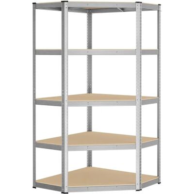 SONGMICS 5-Tier Corner Shelf - Heavy Duty Metal Shelving - 875 kg Capacity SONGMICS 5-Tier Corner Shelf - Heavy Duty Metal Shelving - 875 kg Capacity
