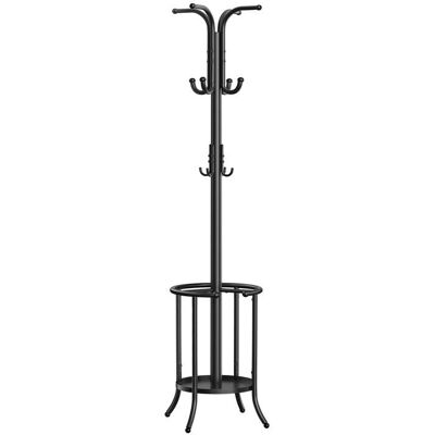 Songmics RCR011B01 Garderobe - 12 Haken, Schwarz Songmics RCR011B01 Garderobe - 12 Haken, Schwarz